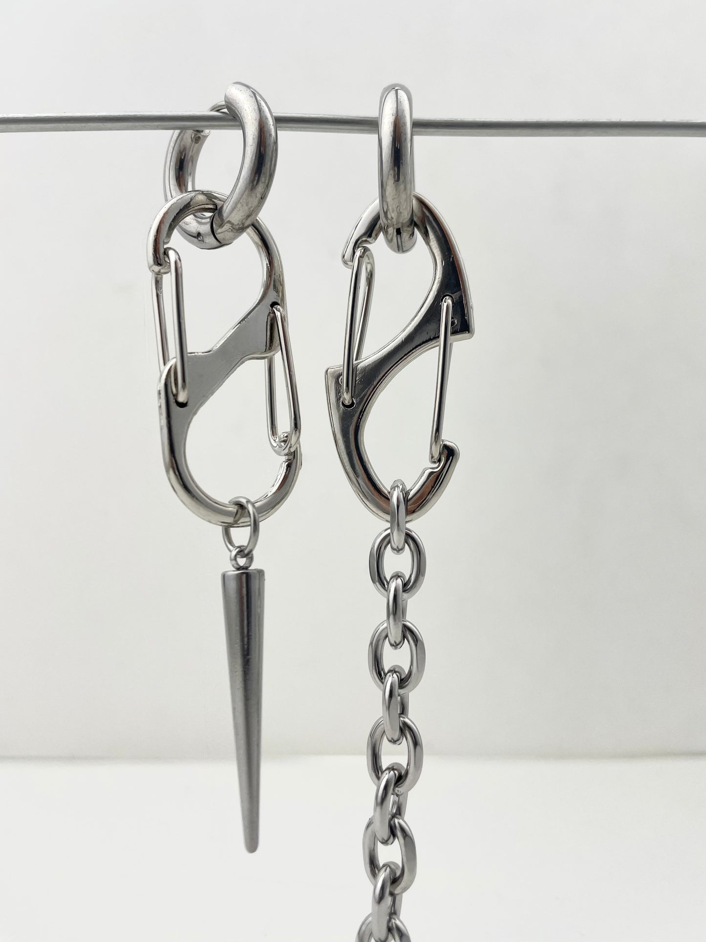 Oversized Titanium Waterproof Earring Pieced Necklace