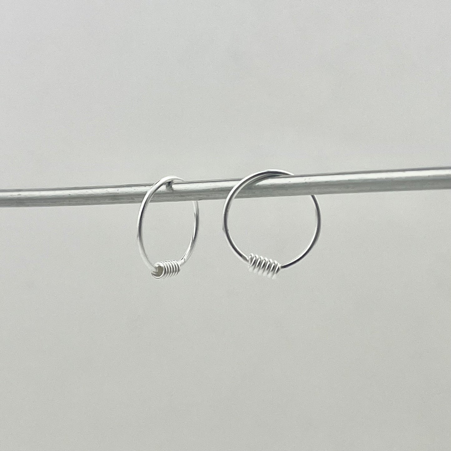 S925 Sterling Silver Hoop Earrings
