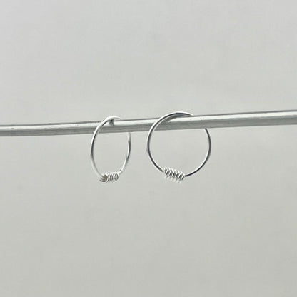 S925 Sterling Silver Hoop Earrings