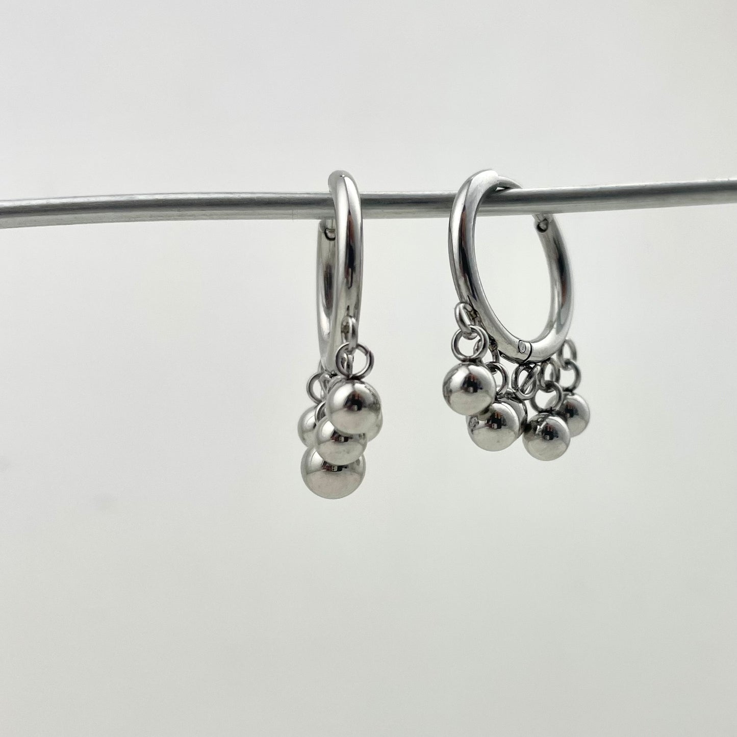 Titanium Waterproof Earring Ball Pendant Earrings