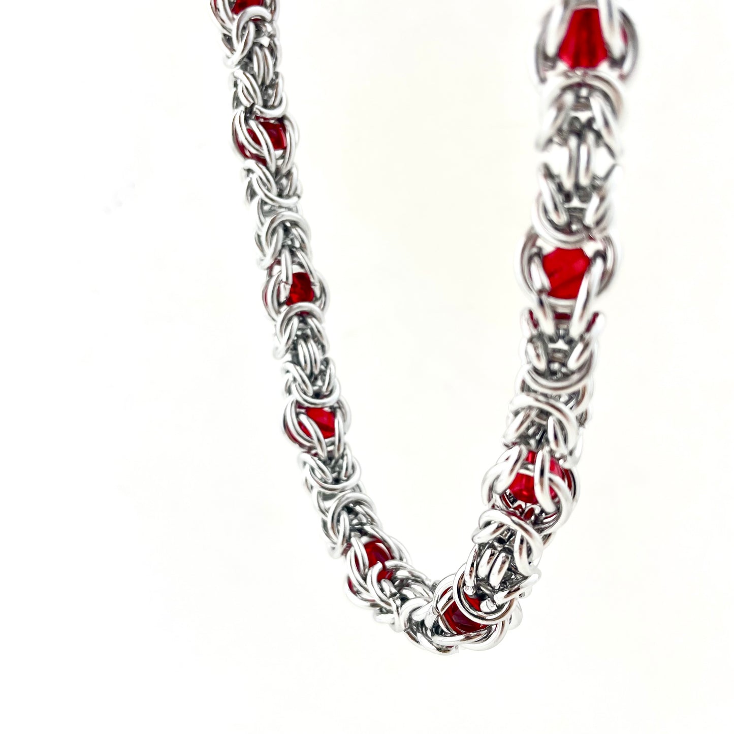 Titanium Steel Waterproof Stone-Inlaid Necklace