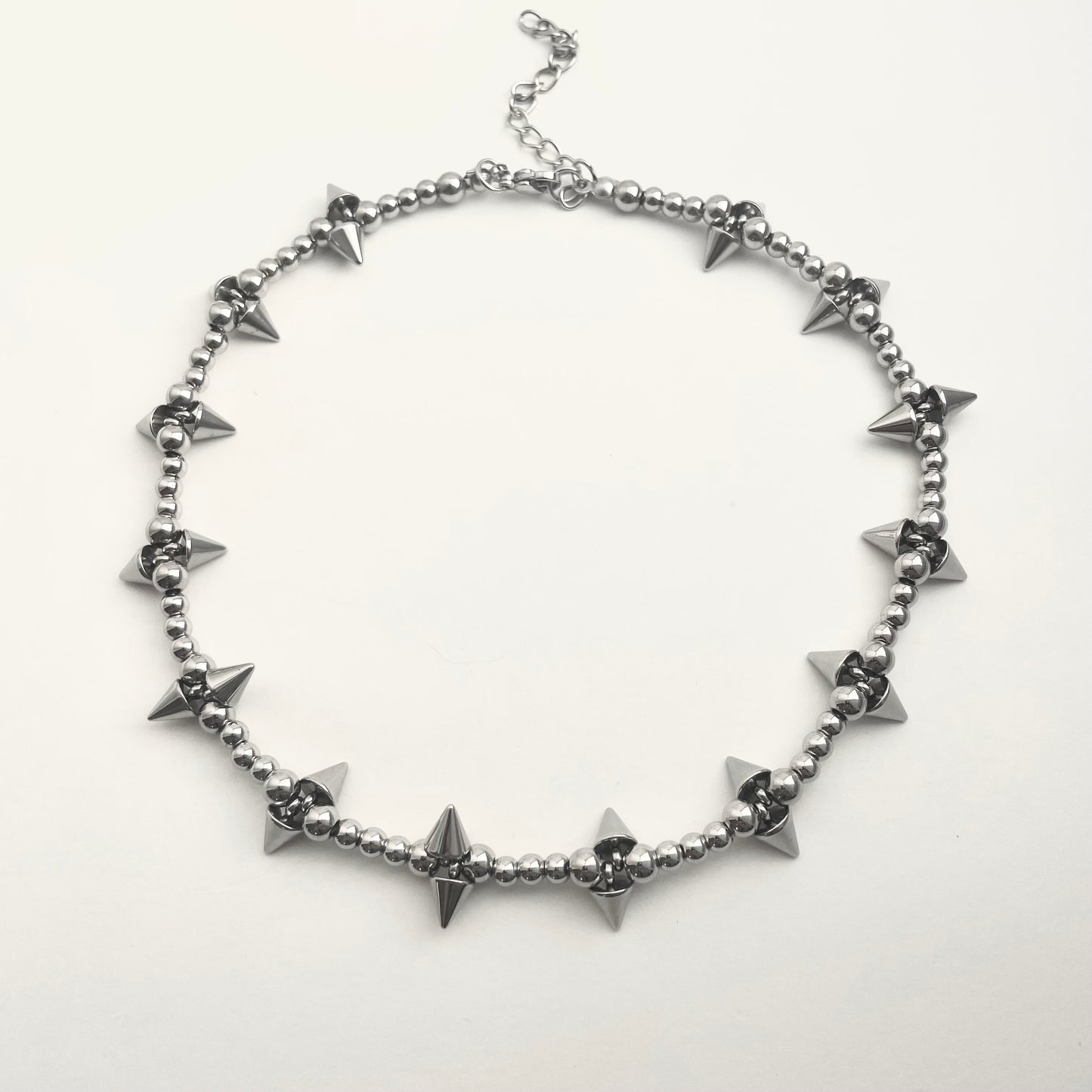 Titanium Steel Rivet Chain Necklace