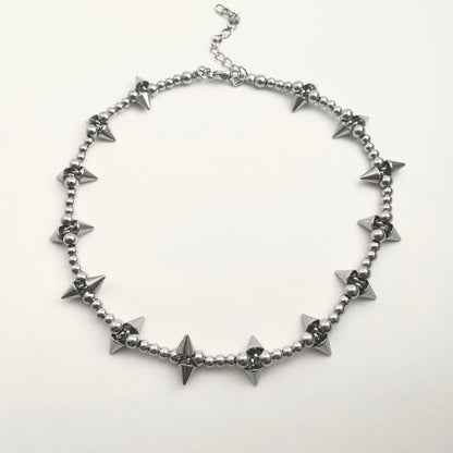Titanium Steel Rivet Chain Necklace