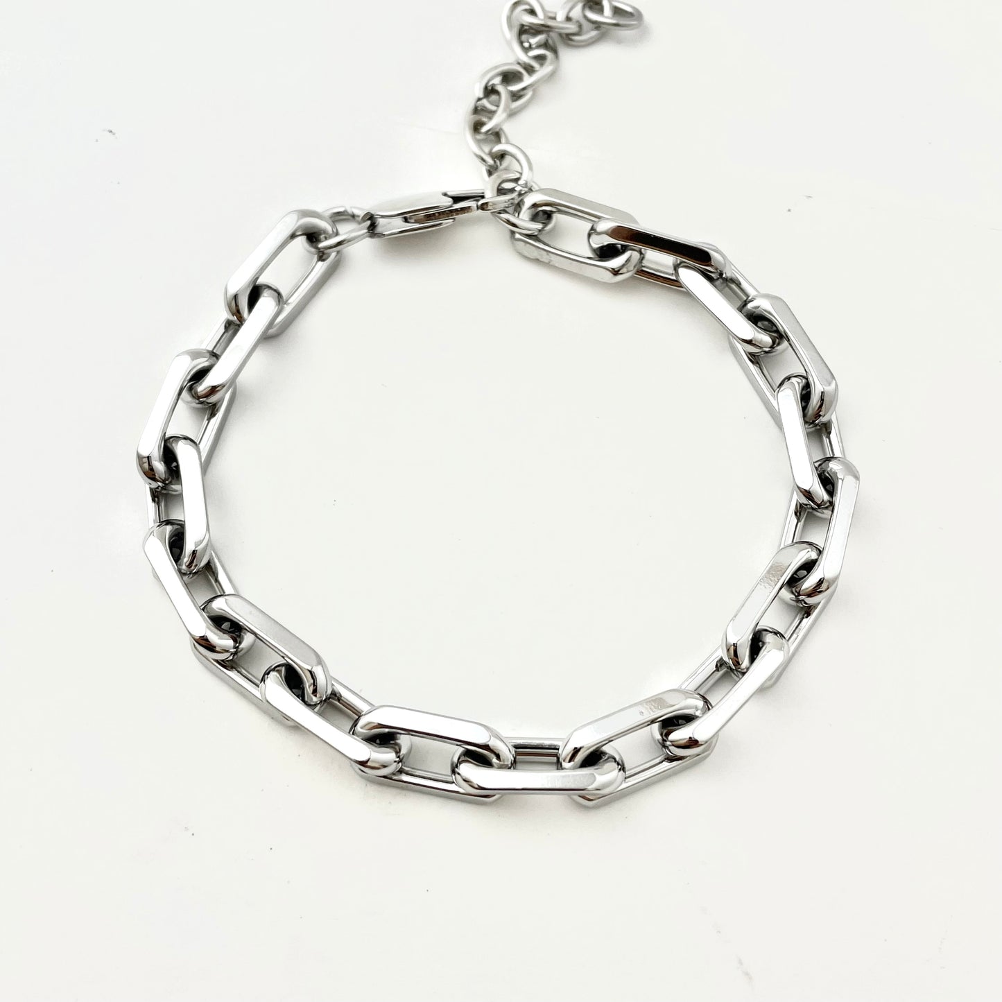 Titanium-Steel Waterproof Beveled-Edge Bracelet