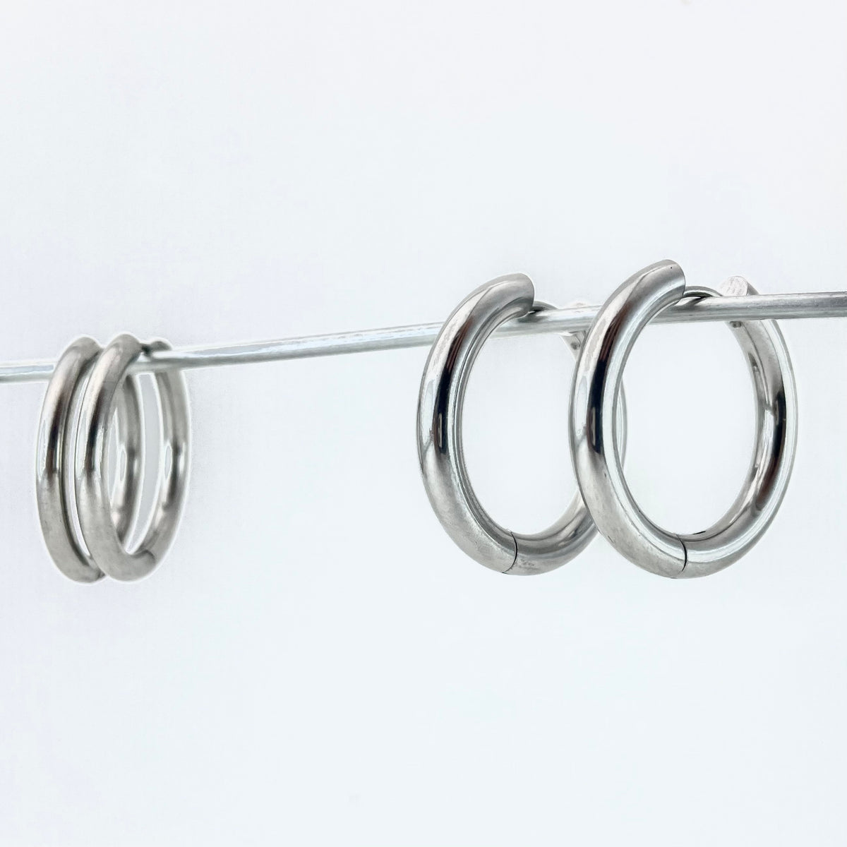 Titanium-Steel Waterproof Minimalist Earrings