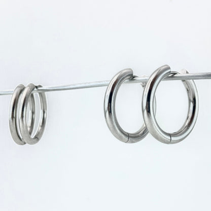Titanium-Steel Waterproof Minimalist Earrings