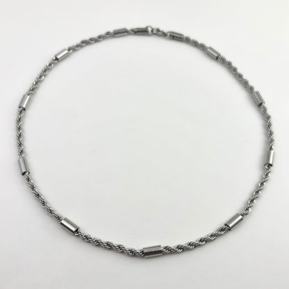 Stainless Steel Twist Necklace