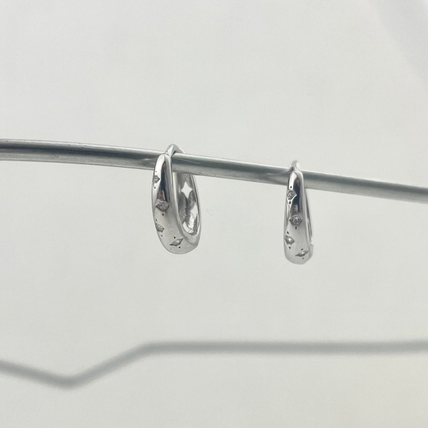 S925 Sterling Silver Hoop Earrings