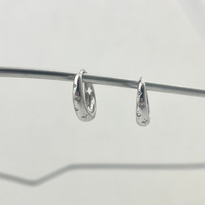 S925 Sterling Silver Hoop Earrings