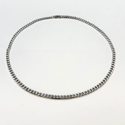 Titanium-Steel Waterproof Minimalist Cuban Necklace