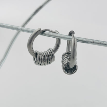 Titanium Circle Earrings