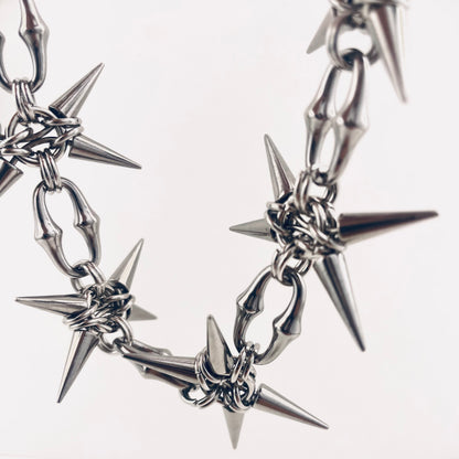 Titanium Waterproof Necklace Rivet Necklace Choker