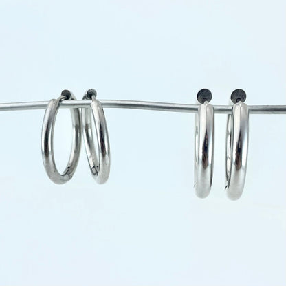 Titanium-Steel Waterproof Minimalist Earrings
