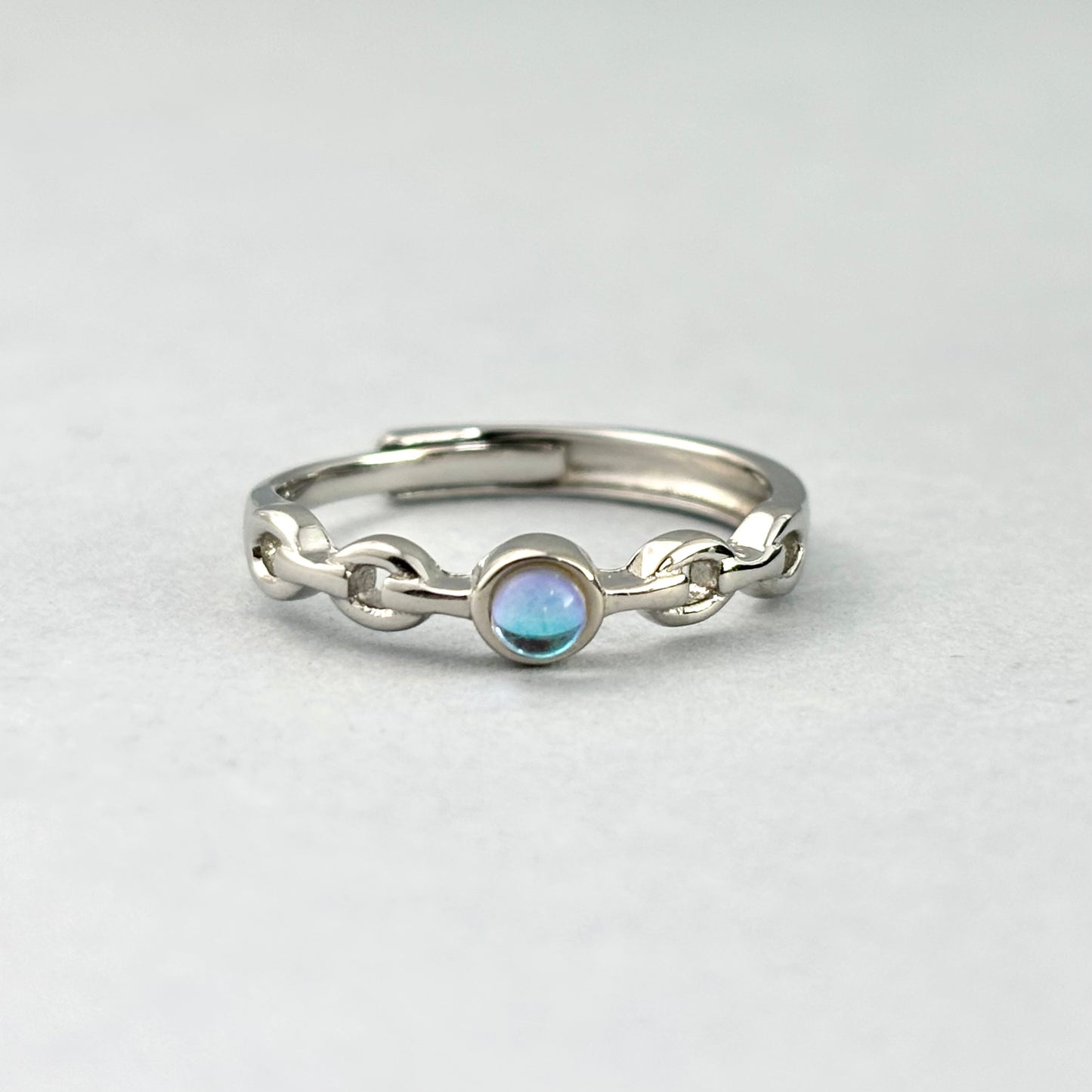 S925 Sterling Silver Gemstone Dream Ring