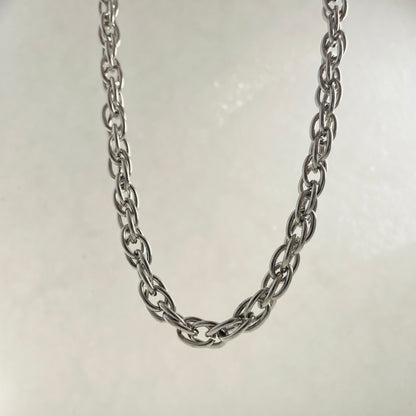 Titanium Steel Loop-Link Necklace