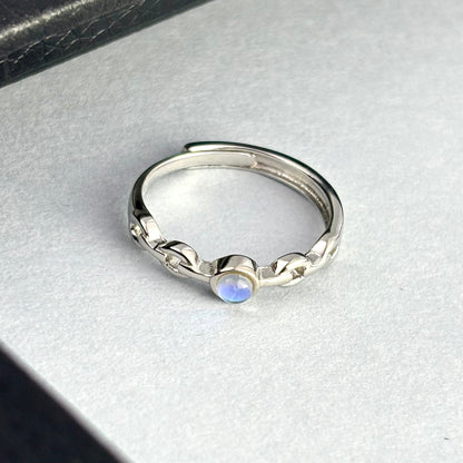 S925 Sterling Silver Gemstone Dream Ring