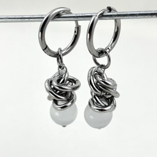 Titanium Cat's Eye Earrings