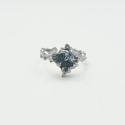 Sterling Silver Textured Ring