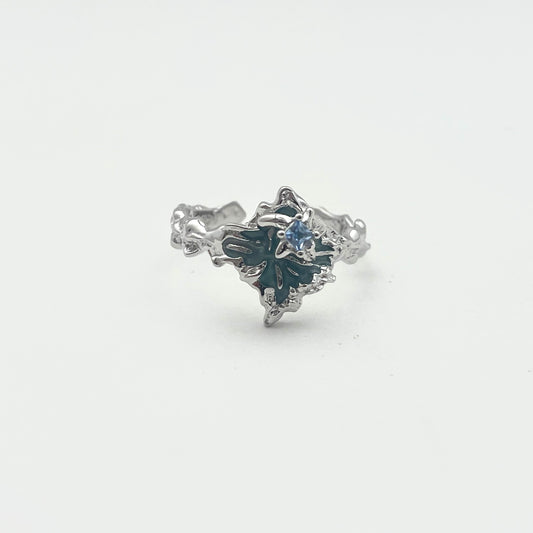 Sterling Silver Textured Ring
