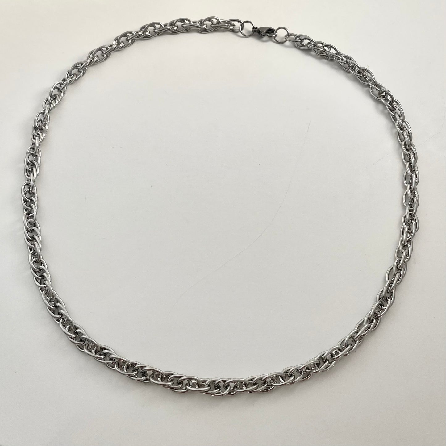 Titanium Steel Loop-Link Necklace