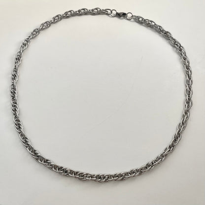 Titanium Steel Loop-Link Necklace