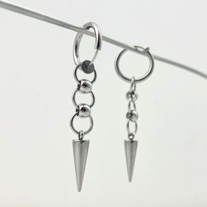 Titanium Waterproof Earring Ear Clips with Small, Tapered Coils