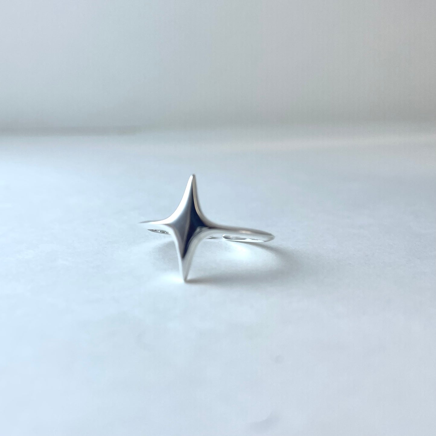 S925 Sterling Silver Minimalist Star Ring