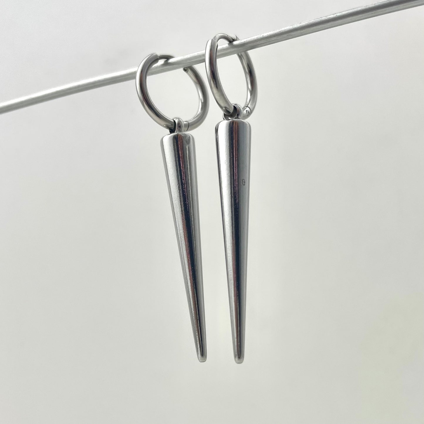 Long Rivet Earrings
