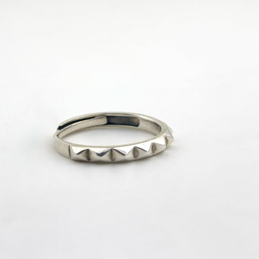 S925 Sterling Silver Rivet Ring