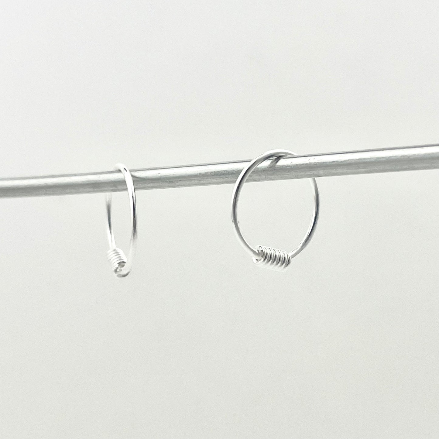 S925 Sterling Silver Hoop Earrings