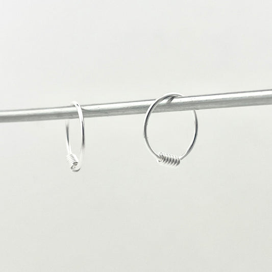 S925 Sterling Silver Hoop Earrings