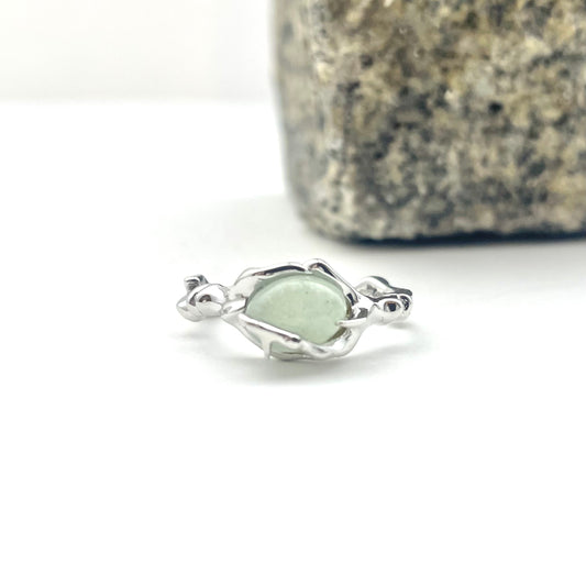 S925 Sterling Silver New Bamboo-Knot Ring