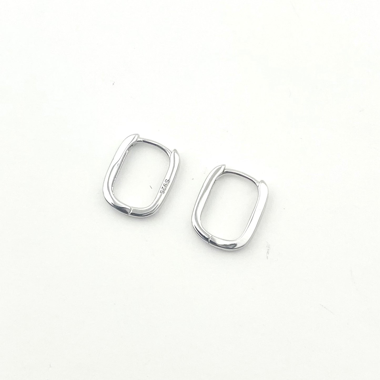 S925 Sterling Silver Geometric Earrings