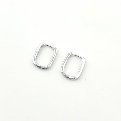 S925 Sterling Silver Geometric Earrings