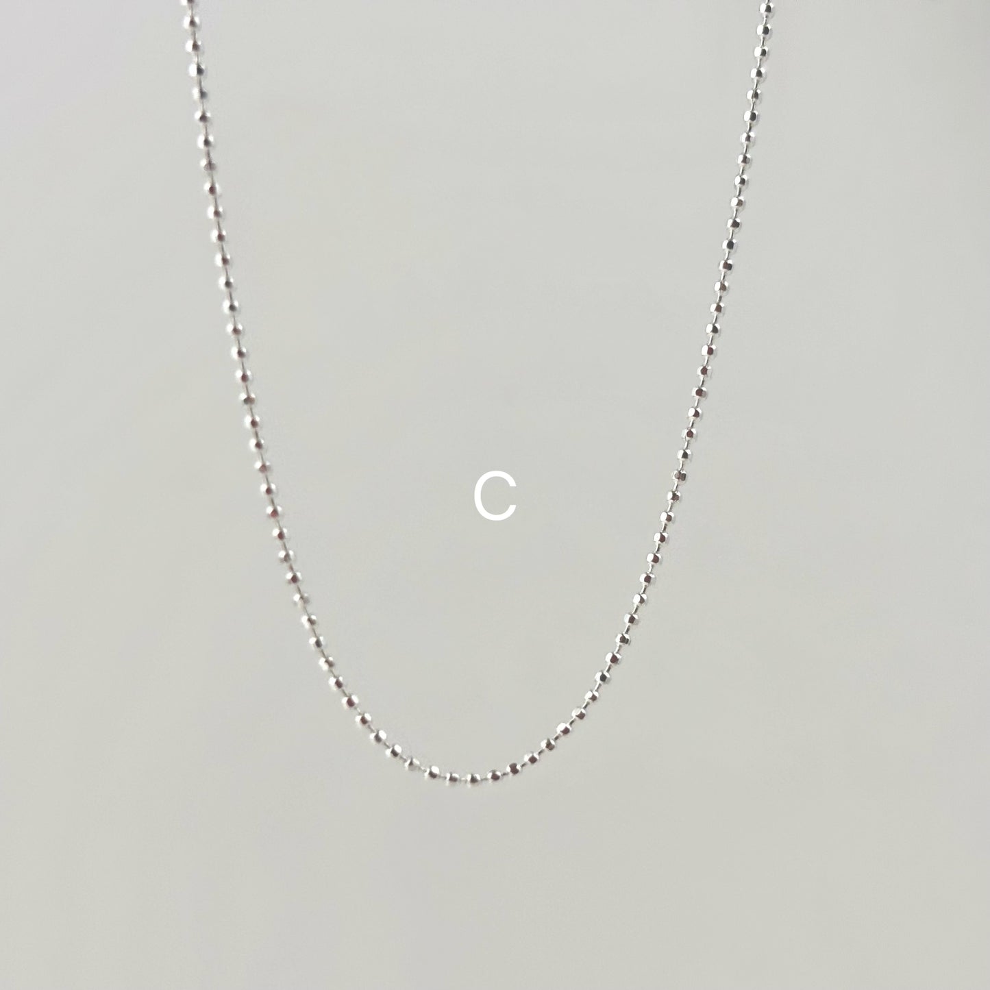 S925 Sterling Silver Extremely Simple Chain 45cm