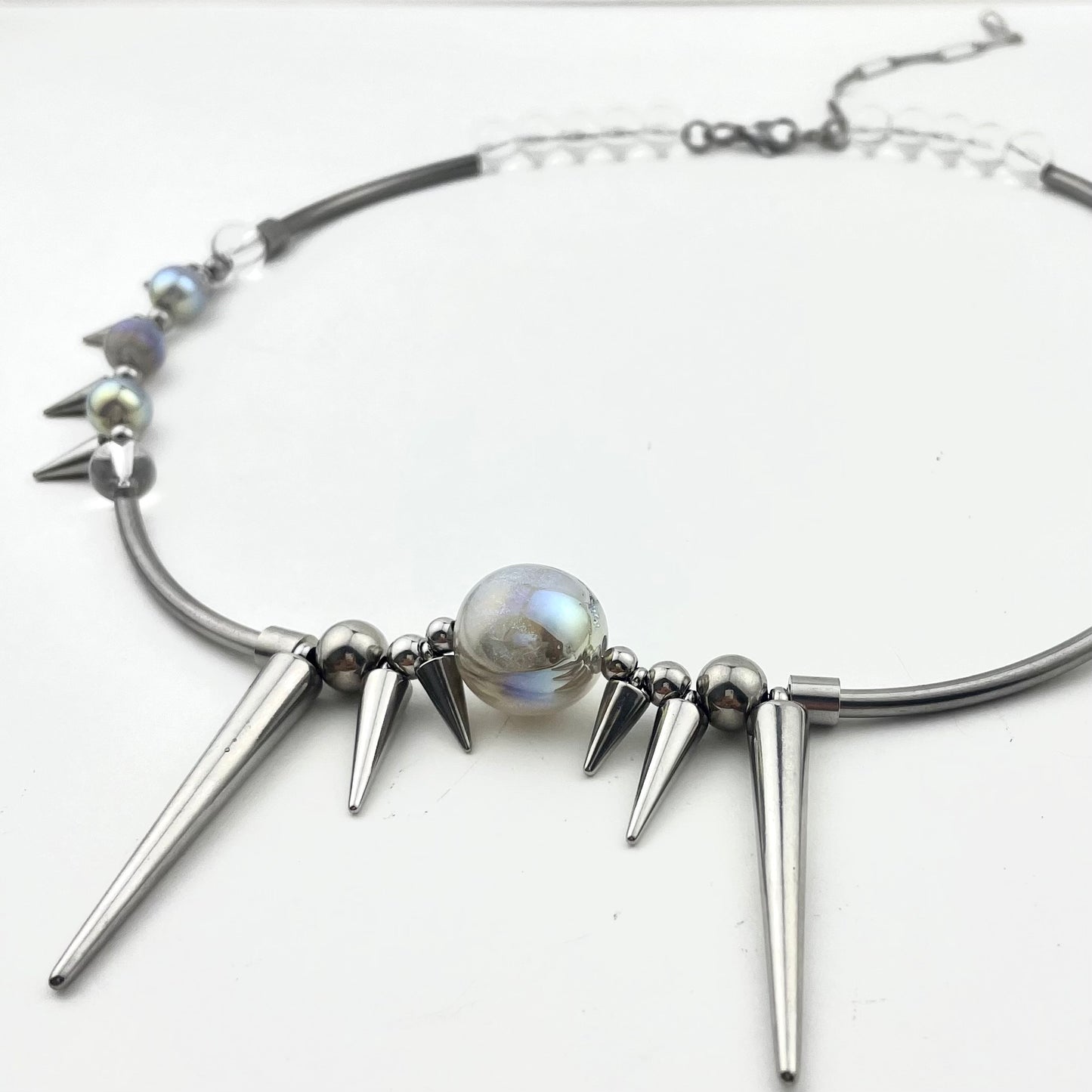 Titanium Waterproof Rivet-Joined Necklace