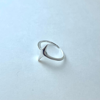 S925 Sterling Silver Minimalist Star Ring