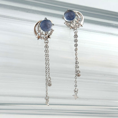 S925 Sterling Silver Meteor Shower Earrings