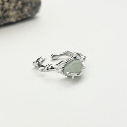 S925 Sterling Silver New Bamboo-Knot Ring