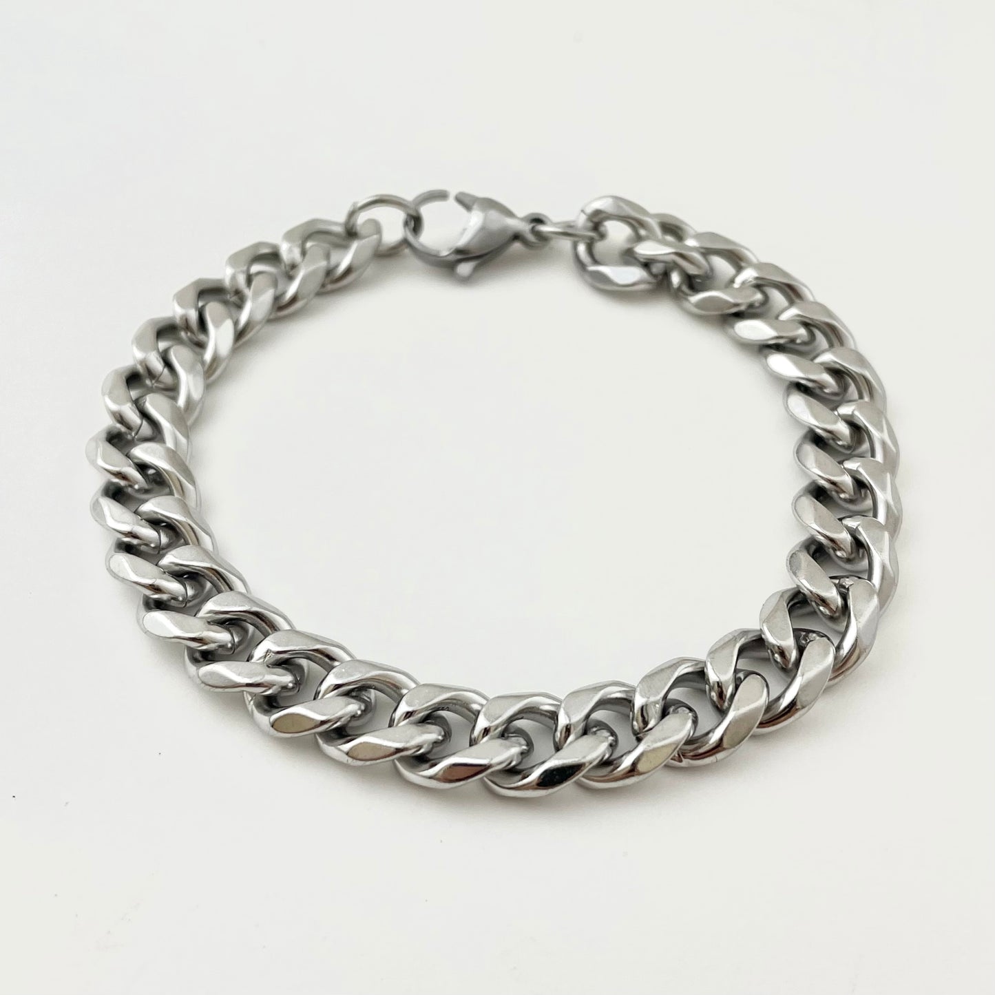 Titanium-Steel Waterproof Cuban Bracelet