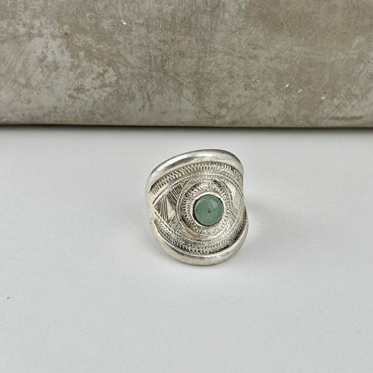 S999 Sterling Silver Gemstone Ring