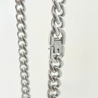 Titanium-Steel Waterproof Wide Cuban Necklace