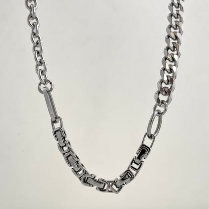 Titanium Steel Loop-Link Necklace