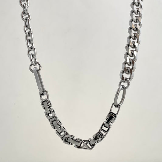 Titanium Steel Loop-Link Necklace