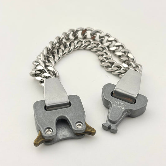 Titanium Chunky Clasp Bracelet