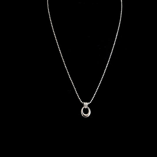 S925 Necklace Circle Pendant