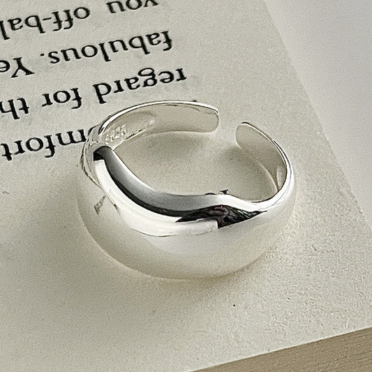 S925 Silver Chunky Ring