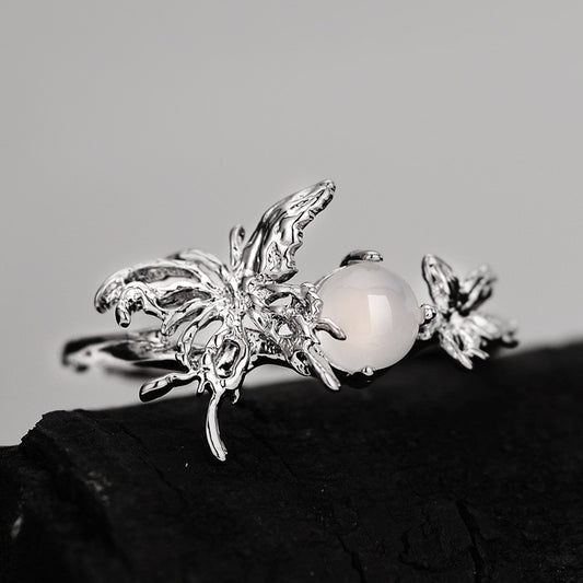 S925 Silver Ring Butterfly