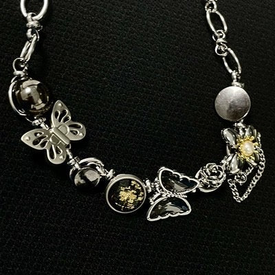 Punk Design Butterfly Choker