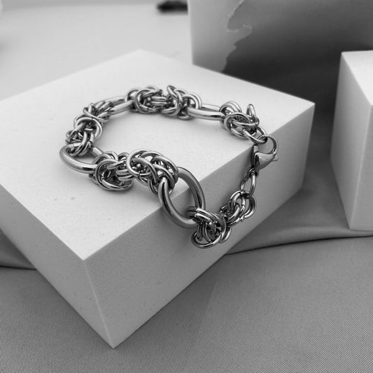 Circle Loop Stainless Steel Bracelet